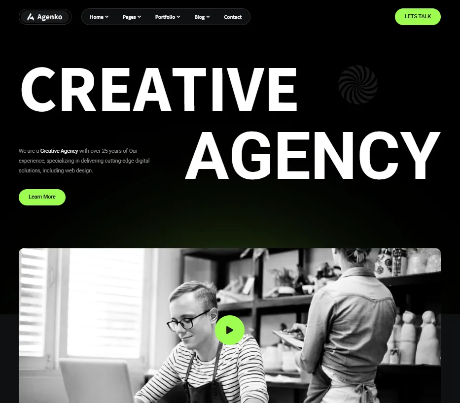 Malerbetriebe Modern Clean Template Vorschau